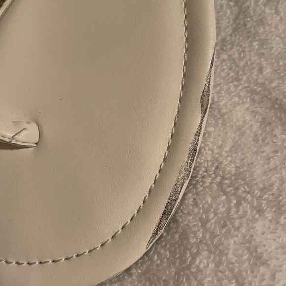 Zara/t-strap tie sandal w/rhinestone trim SZ49/US9 - Picture 2 of 8